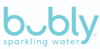 Logo of Bubly Sparling Water. Bubly Sparling Water is one of the leading brands that use SYNQY's new Retail Media Solution